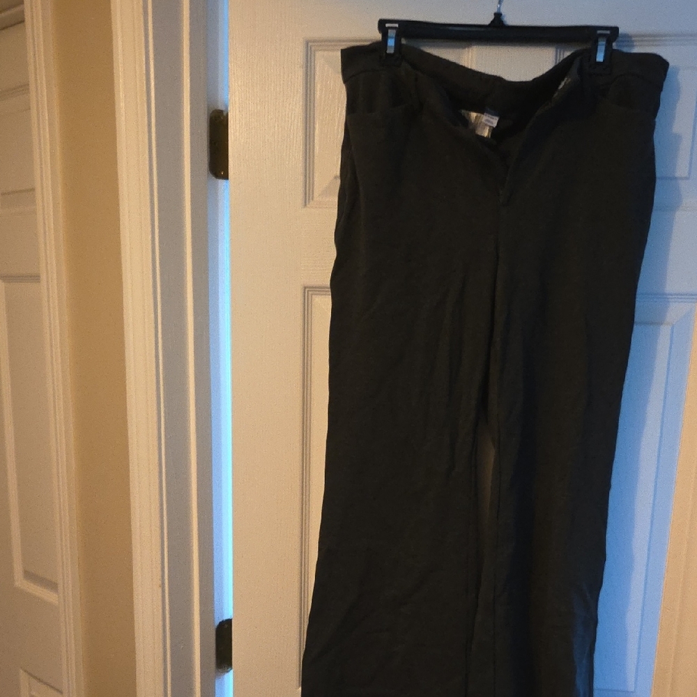 Black Wide-Leg Pants
